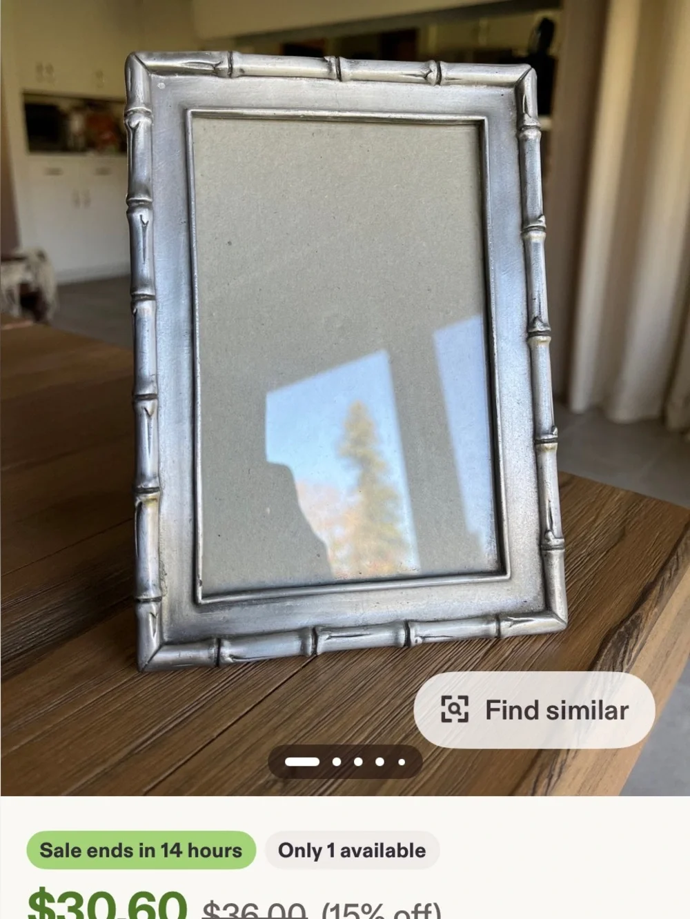 Sheffield Home Metallic Gold Decorative Picture Frame used